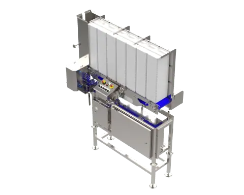 Alimentador automático de bandejas USINOX em aço inox AISI 304